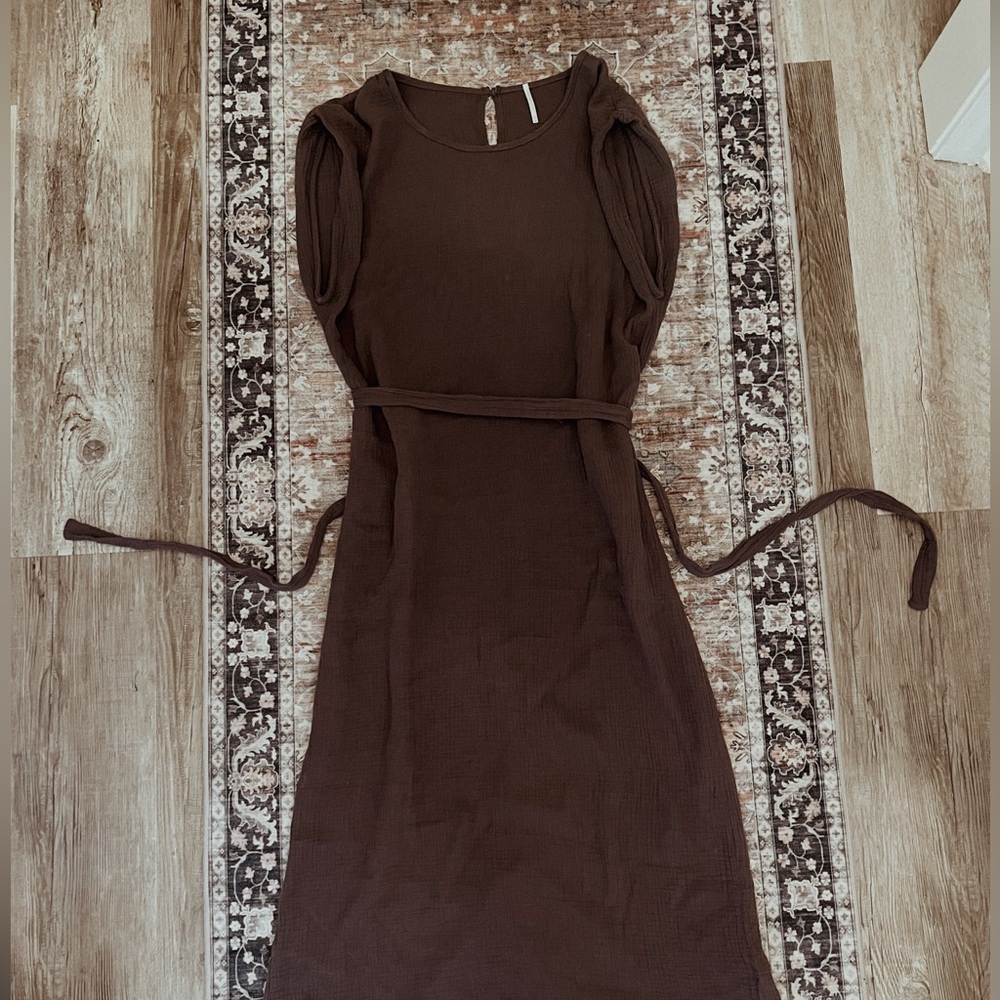 Flowy gauze dress